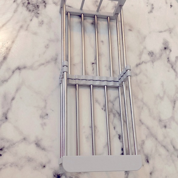 Stainless steel Retractable drain rack kitchen basket - Picture 6 of 7